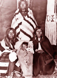 Shoshone Familie